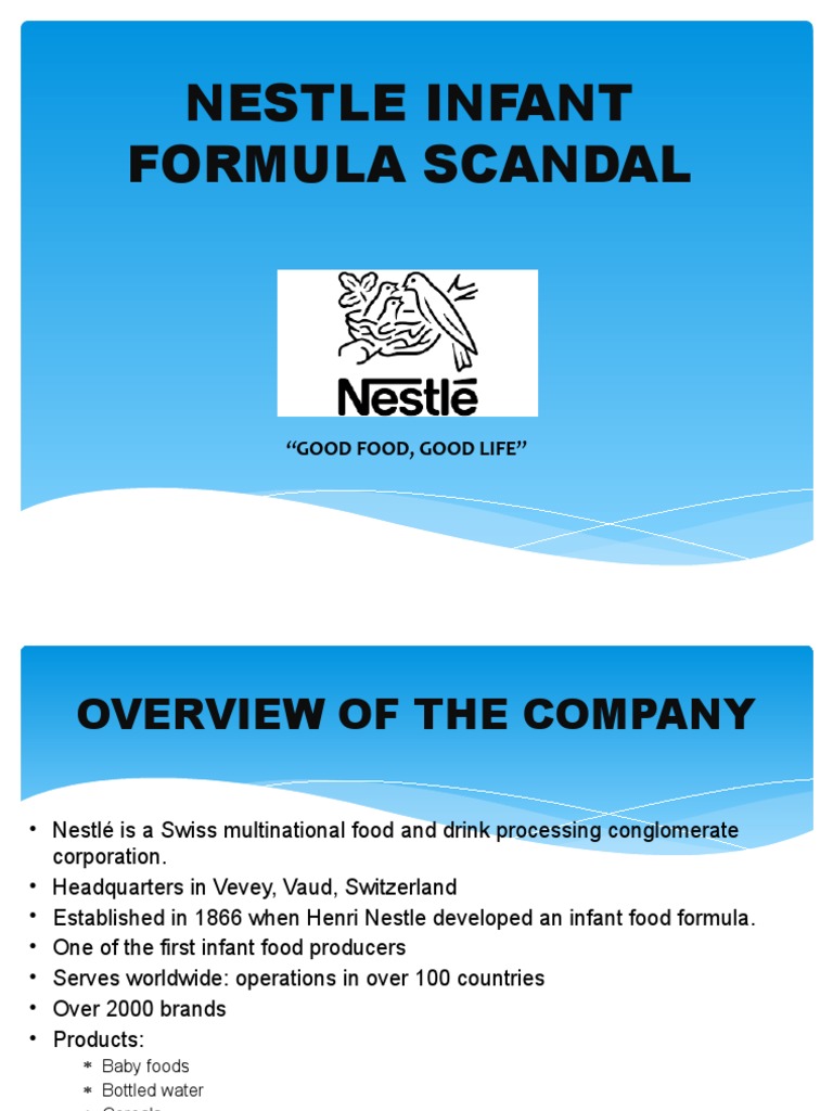 Windhoek Demands Immediate Nestlé NAN Formula Recall