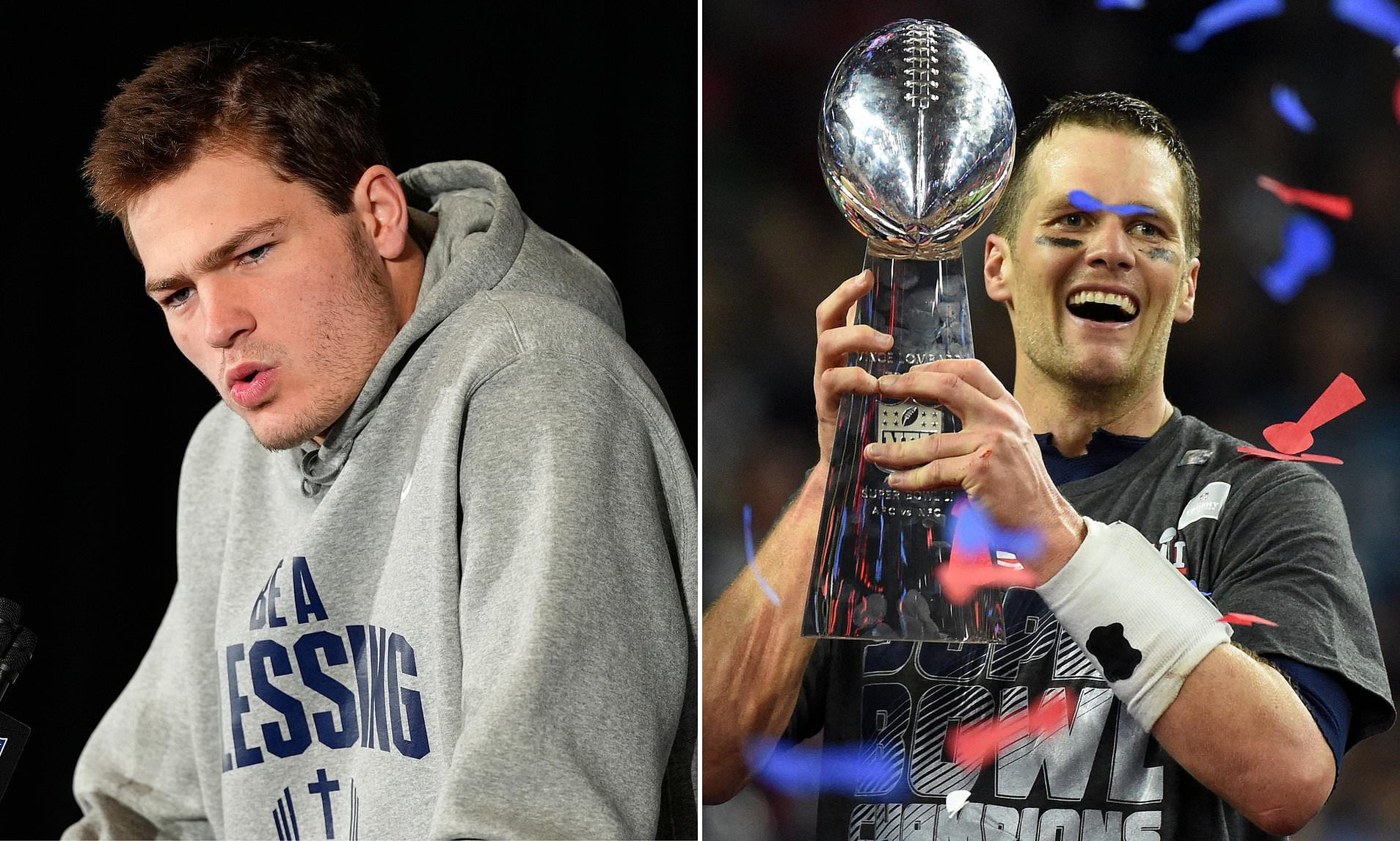 Maye Channels Brady for Super Bowl Debut