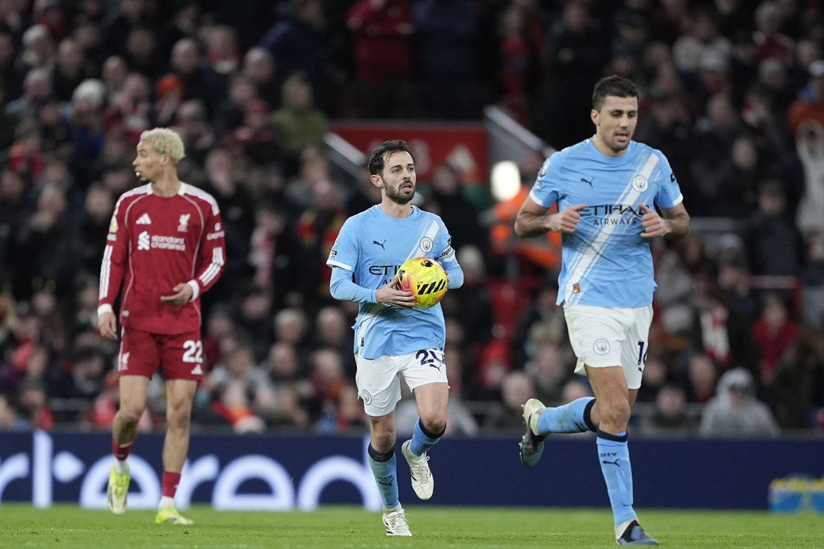 Silva: Title Race Over? City’s Anfield Fightback Says No