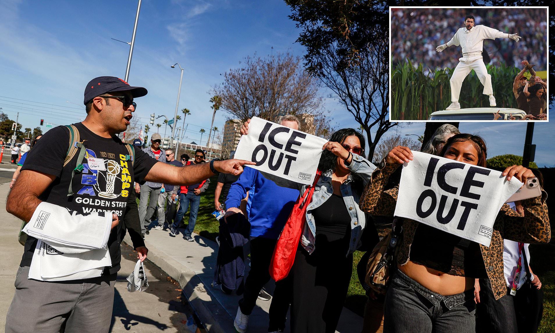 Bad Bunny Fans Spark Super Bowl Gridlock