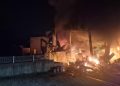 Eumseong County Blaze: Film Factory Fire Engulfs Mountain