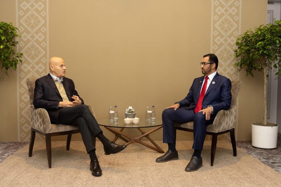 UAE Minister, VP Harris Discuss Hormuz Security