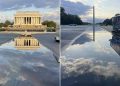 Trump reveals new reflecting pool with breathtaking Lincoln Memorial views