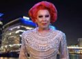 La Voix Shines as UK Eurovision Rep in Sparkling Drag Gown