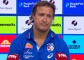 ‘As big as it’s ever been’: Bevo laments Dogs’ glaring gap after Blues’ stunning upset