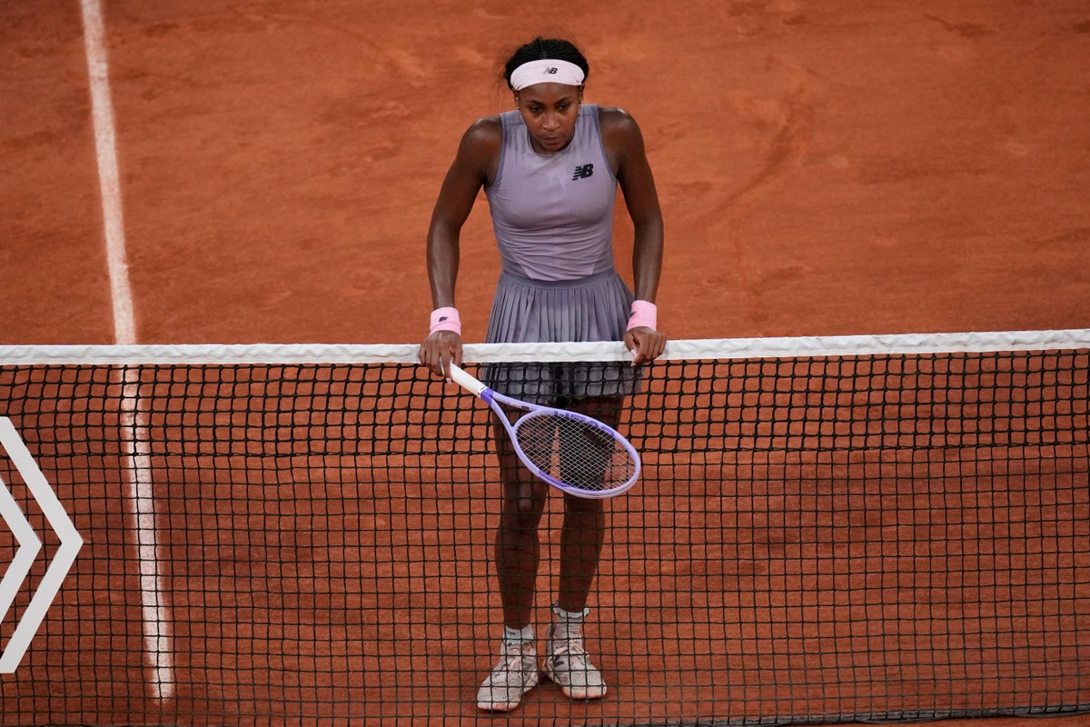 Gauff’s French Open Defence Shattered