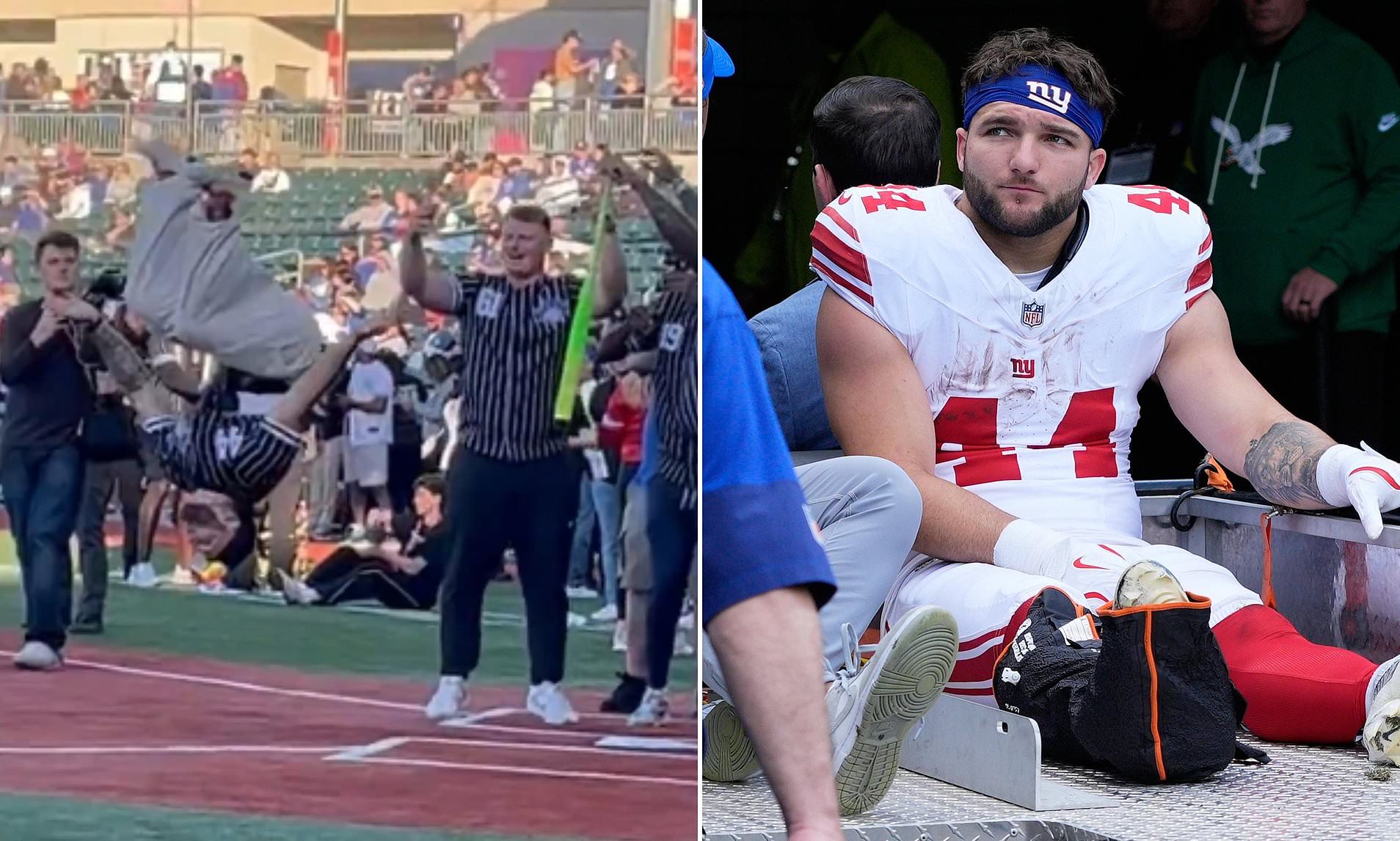 NFL Star’s Risky Backflip Sparks Outrage Months After Ankle Injury